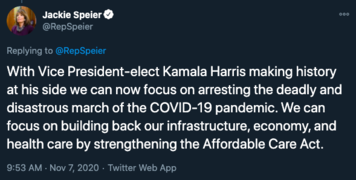 Jackie Speier, Kamala Harris