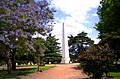 Obelisco en la Plaza 9 de Julio de Junín, Argentina.