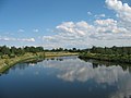 Kłodnica River in Zabrze-Makoszowy