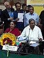 KE Lead Members: Clarence Pereira, Charles Gomes & Valerian Fernandes meeting the Karnataka Chief Minister, Siddaramaiah on 2 February 2018 as part of industry delegation to present proposals for the budget 2018 on behalf of KE