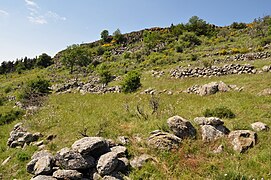 Les ruines du serre de Pal