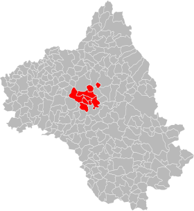 Localisation de Communauté d'agglomération Rodez Agglomération