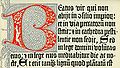 Libro dei Salmi stampato da Peter Schöffer nel 1457 Beatus vir qui non abiit in c[on]silio impior[um] et in via peccatoru[m] non stetit: et in cathedra pestilentie non sedit. Sed in lege domini volu[n]tas eius: et in lege eius meditabitur die ac nocte. Et erit tanq[uam] lignu[m] quod pla[n]tatu[m] est... 1[7].