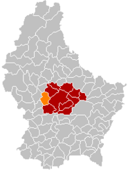 Boevange-sur-Attert – Mappa