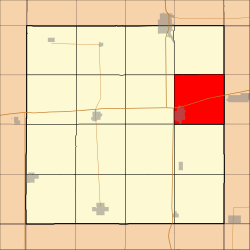 Location in Hancock County