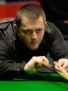 Mark Allen playing a shot