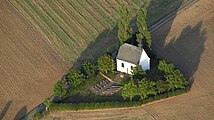 Heilig-Kreuz-Kapelle (Luftaufnahme 2015)