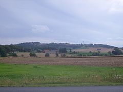 Paysage agricole du Houtland, sur la face Nord du Mont Cassel.