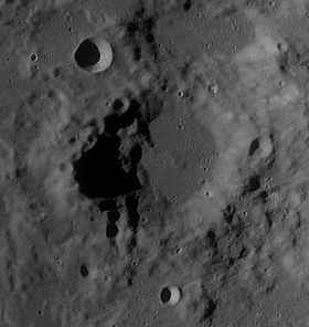 Снимок зонда Lunar Reconnaissance Orbiter.