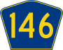 Highway 146 marker