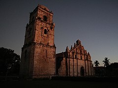 Paoay Church dusk