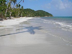 Plage de l'île de la Providence