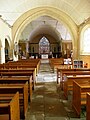 L'église paroissiale Saint-Démet : vue intérieure, le vaisseau principal