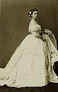 Marie de Hohenzollern-Sigmaringen, photographiée par Louis-Joseph Ghémar en 1867.