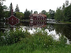 Old buildings of the Strömfors Iron works
