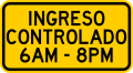 P-3-6 Access-controlled roundabout from 6AM-8PM