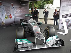 Mercedes remporte sa première victoire en Formule 1 depuis 57 ans avec la F1 W03 en 2012