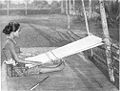 Dayak women weaving, c 1910