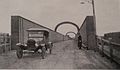 The old Iron Barwon Bridge in South Geelong. Replaced in 1926.