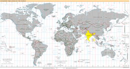 Localizzazione del fuso UTC+5:30