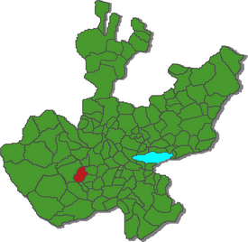 Localização de Unión de Tula em Jalisco