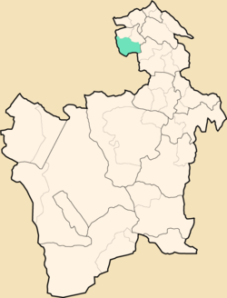 Location within Potosí Department