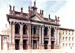 Roma. S. Giovanni in Laterano, 1910–1912 (Archbasilica of Saint John Lateran)