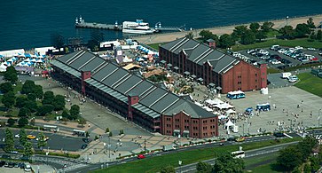 Yokohama Red Brick Warehouse was built in 1913.