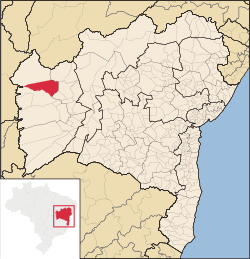 Location in Bahia state