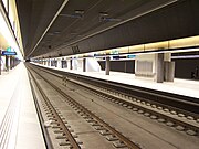 The Löwenstrasse platforms at Zürich Hauptbahnhof, prior to opening