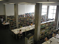 Inside the central library
