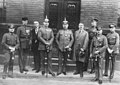 Hitler with his co-conspirators in the Beer Hall Putsch trial 1 April 1924 (Die Angeklagten im Hitlerprozeß) (original photo)