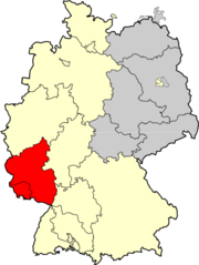 Territoire de la 2.Oberliga Südwest de 1951 à 1963