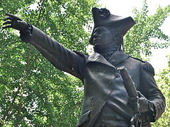 Statue près de l'Independence Hall.