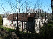 La façade ouest du château.