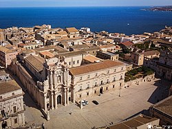 La cathédrale de Syracuse.