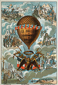 Napoleon's coronation balloon, by Romanet & cie.