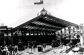 The station in 1897