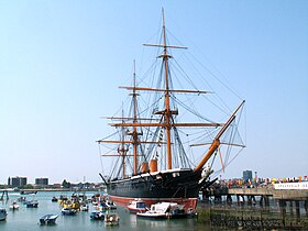 Le HMS Warrior.