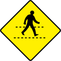 W 140A Pedestrians Crossing