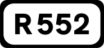 R552 road shield}}