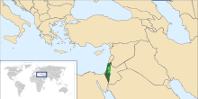 Description de l'image Israel Map by The Legal Status of The Territories-4.svg.