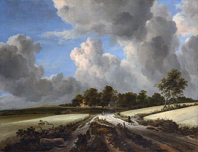 Якоб Рёйсдал Пшеничные поля, около 1670