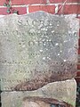 John 4 years old died Christmas Day: Sacred to the memory of, John, son of, John B. and Mary L., Pemberton, Born March 5, 1835, Died Dec., 25 1839.