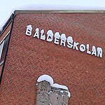 Balderskolan i kvarteret Balder