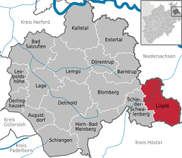 Lügde – Mappa