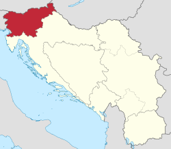 Slovenia within Yugoslavia