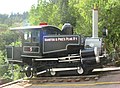 Manitou and Pike's Peak Railway number 5 preserved at the depot in Manitou Springs, Colorado, photographed September 1, 2006