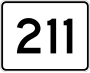 Route 211 marker