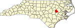 State map highlighting Greene County